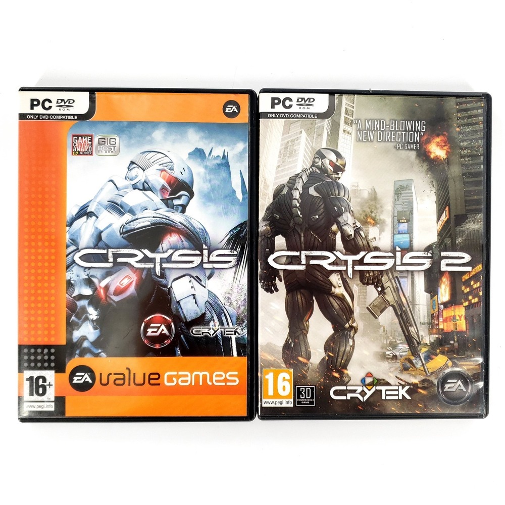 Crysis & Crysis 2 PC CD-Rom w/ Keys